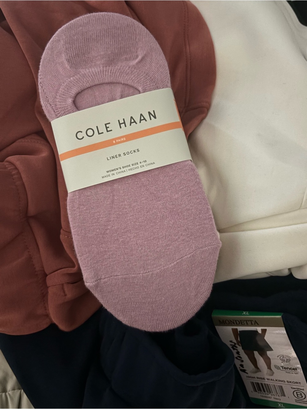 Cole Haan Pink No-Show Liner Socks - Pack